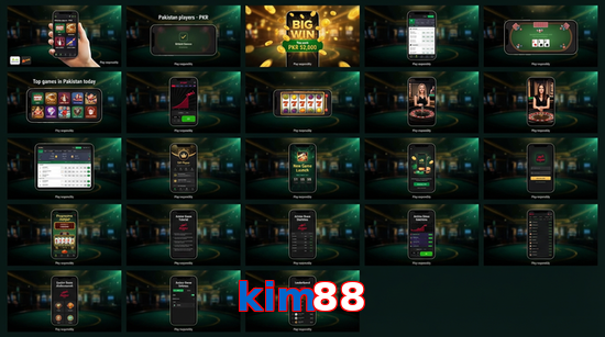 Main screen of Kim88 bet page for PK players